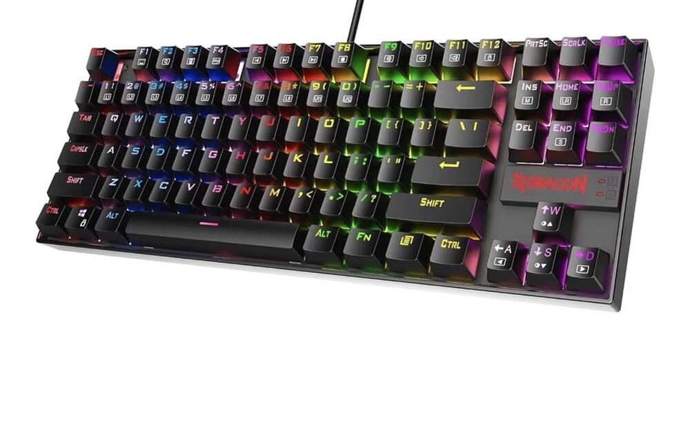 Redragon K552P Kumara RGB TKL Mechanical Gaming Keyboard Blue Switch USB
